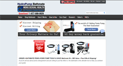 Desktop Screenshot of hydropumpbathmate.com